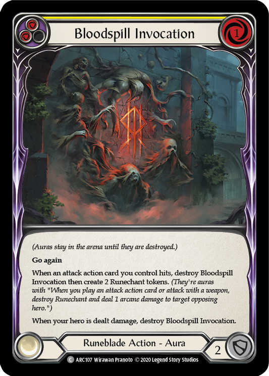 Bloodspill Invocation (Yellow)