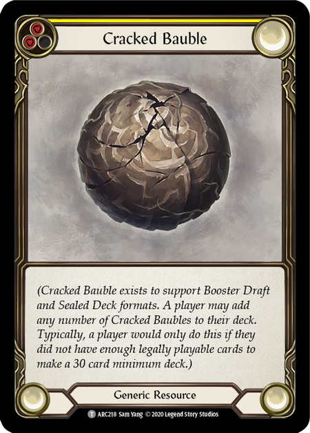 Cracked Bauble (Yellow)