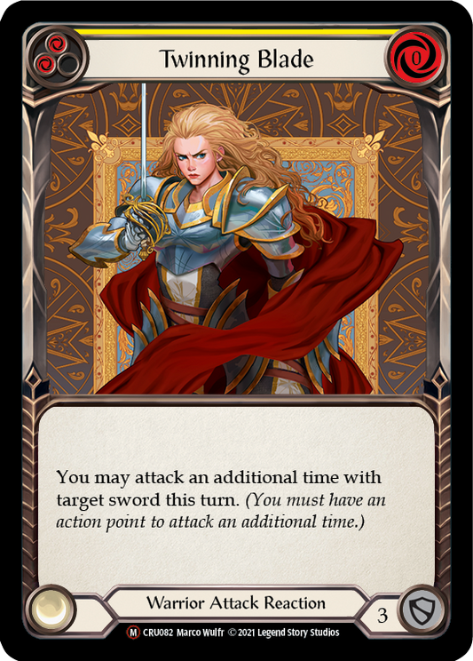 Lame jumelée (jaune)