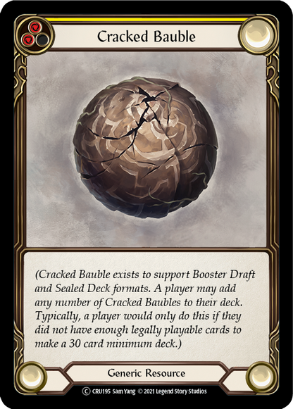 Cracked Bauble (Yellow)