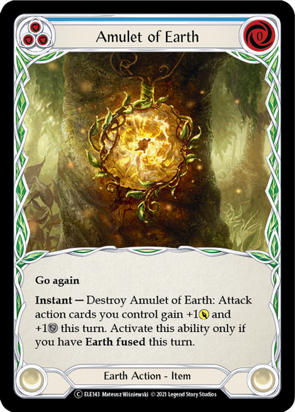 Amulet of Earth (Blue)