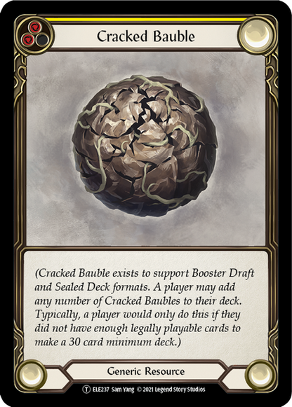 Cracked Bauble (Yellow)