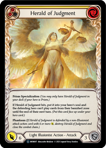Herald of Judgment (Yellow)