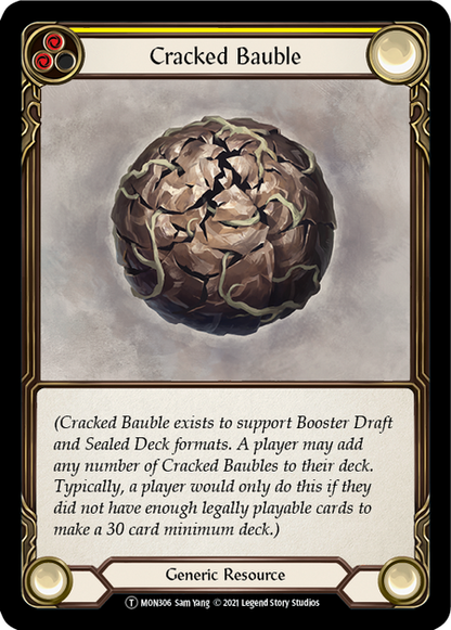 Cracked Bauble (Yellow)
