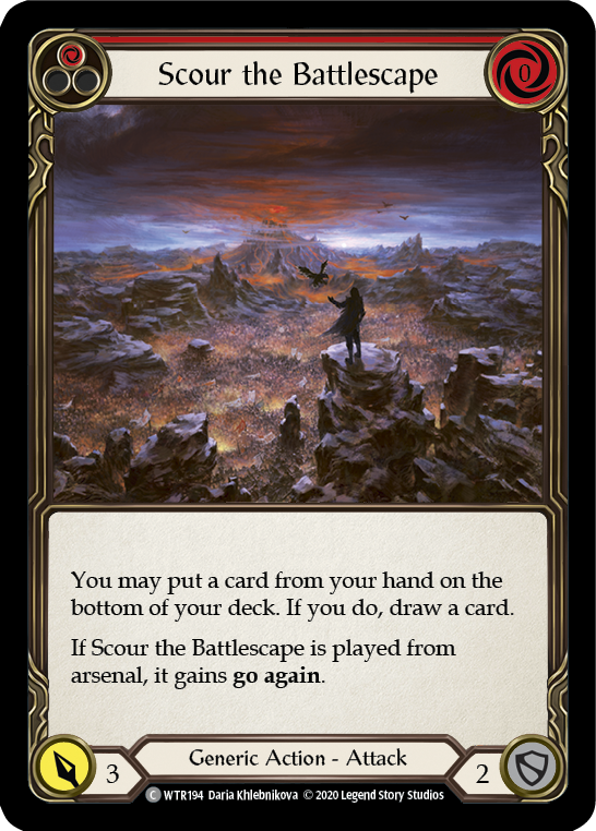 Scour the Battlescape (Red)