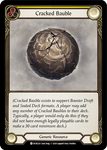 Cracked Bauble (Yellow)
