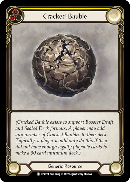 Cracked Bauble (Yellow)